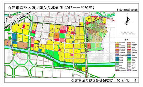 保定莲池区百楼乡、韩庄乡、南大园乡、焦庄乡