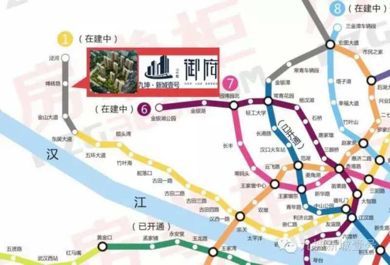 好消息 轻轨1号线延长线明年年底开通试运行啦 - 武汉图片