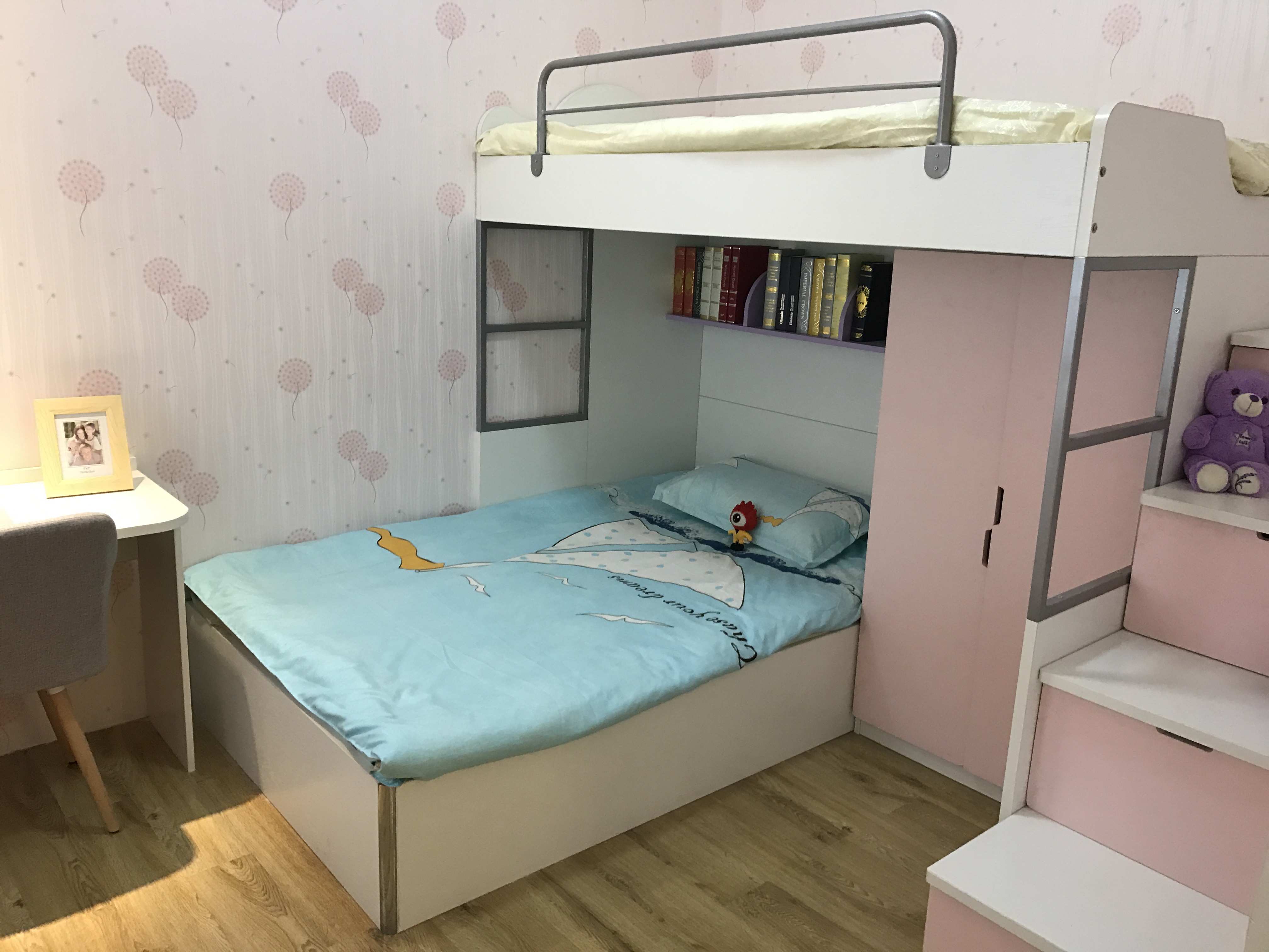 法式儿童房床效果图-上海装潢网