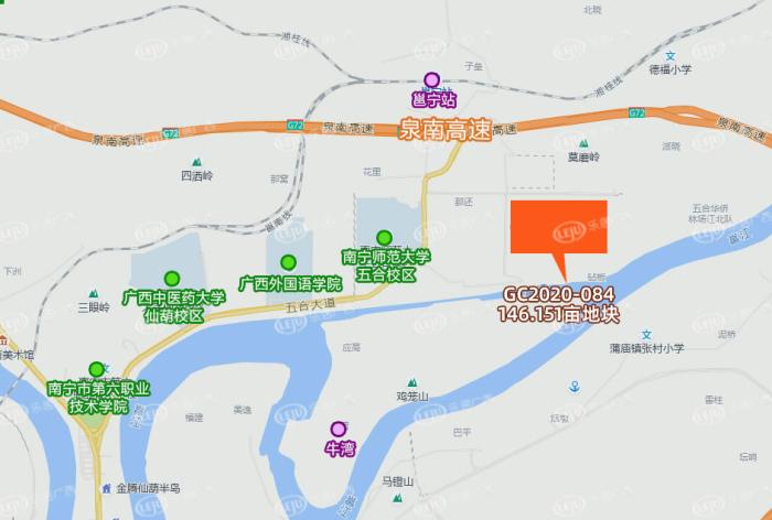 土拍快报|底价成交！广西数字经济6.58亿摘五合146亩地