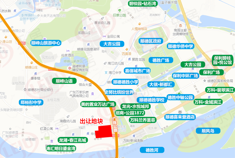 8203元/㎡起拍！德胜河北岸19.38亿挂超7.38万方宅地 原属美的置业