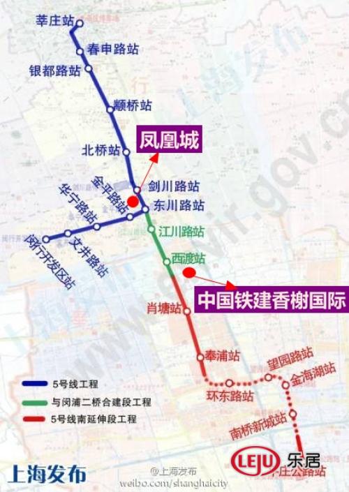 5號線及南延伸段走勢圖
