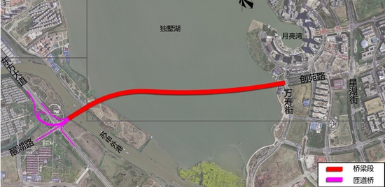 独墅湖第二通道方案作调整 拟改为湖底隧道