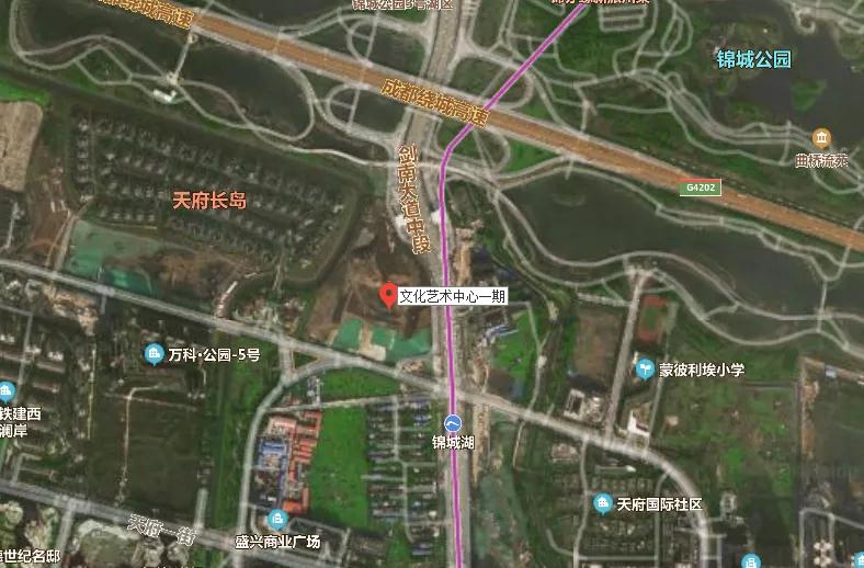 锦城湖旁，那个横跨剑南大道的“魔幻地标”将启