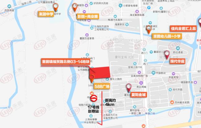 青浦老城区隔4年再出让商住用地 楼板价1.4万