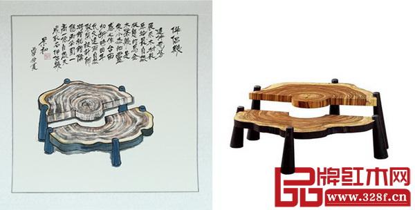 15年新中式方案家具作品展暨景初新中式经典平面设计中最舒服的配色家具图片