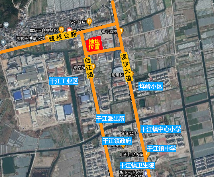 潮鸿以4130万元竞得玉环市干江镇工业小区B-01地块