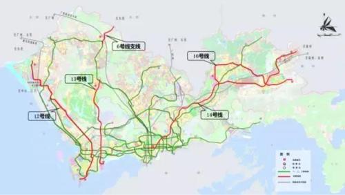 深圳地铁四期规划来了！新增5条线