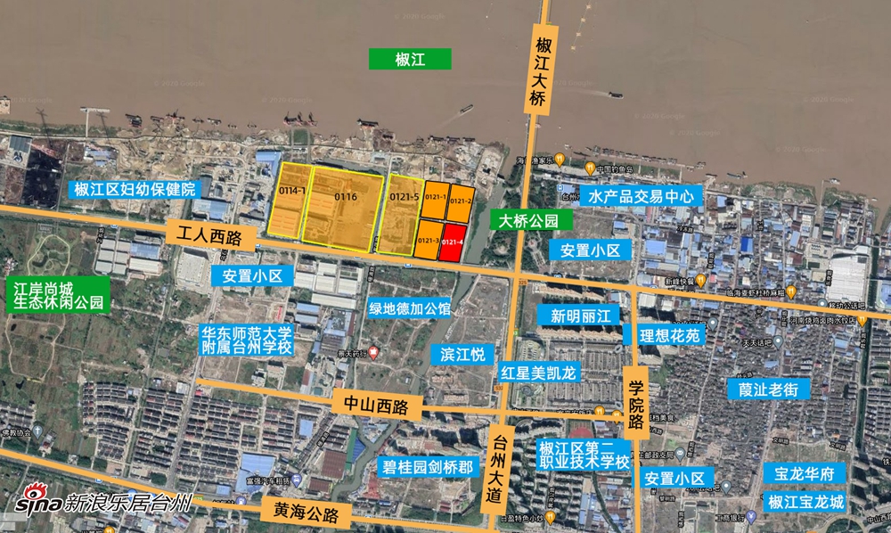 椒江城建以5390万元竞得椒江江岸尚城JJZ020-0121-4办公地块