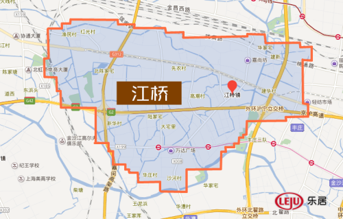 江橋板塊示意圖