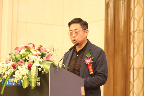 武汉江城义工联江岸区志愿者协会会长陈冠良致辞