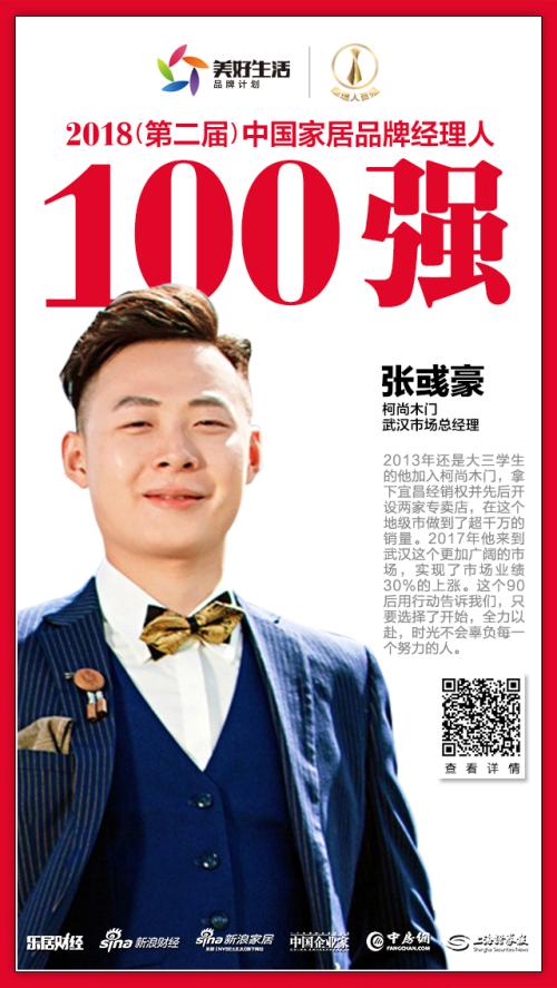 柯尚木门武汉市场总经理张彧豪