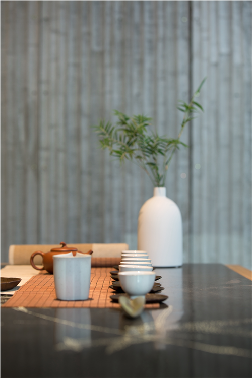 “竹·语·茶”主题茶室