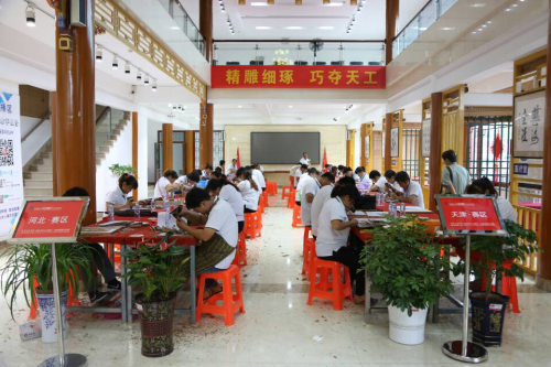 大赛雕刻现场