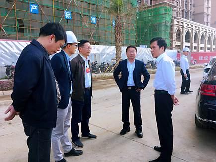 永州市零陵区区长吴恢才视察碧桂园·永州府项目