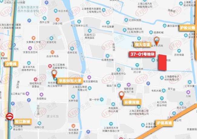 楼板价较19年上涨近4千每平 景瑞竞得松江新城宅地