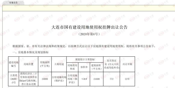 土拍快讯：普湾经济区2.4万平公用设施用地2月11日起挂牌交易