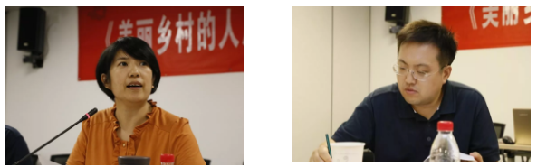 主持验收：住建部科技与产业化发展中心科研管理处副处长田永英（左）、科研管理处赵建平（右）