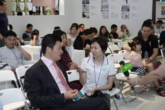  中洁网现场专访英皇卫浴董事长庞健锋，畅谈英皇卫浴未来发展方向和全球营销战略规划