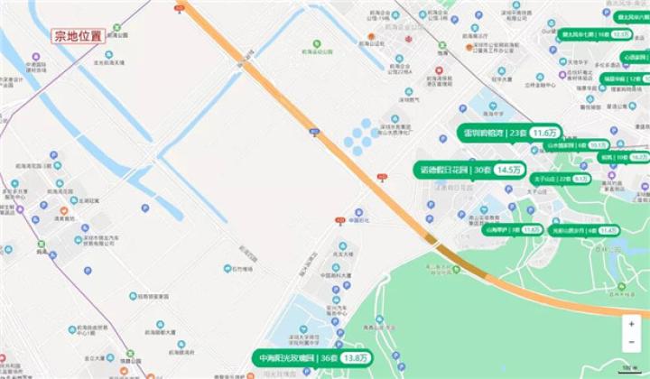 56.2亿起,前海一宅地今日出让!建成限售均价10.7万/平