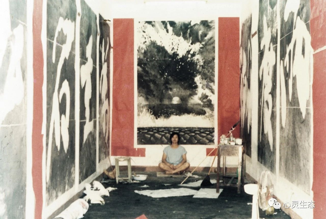 1978年朱仁民在《大道海天篇》工作室