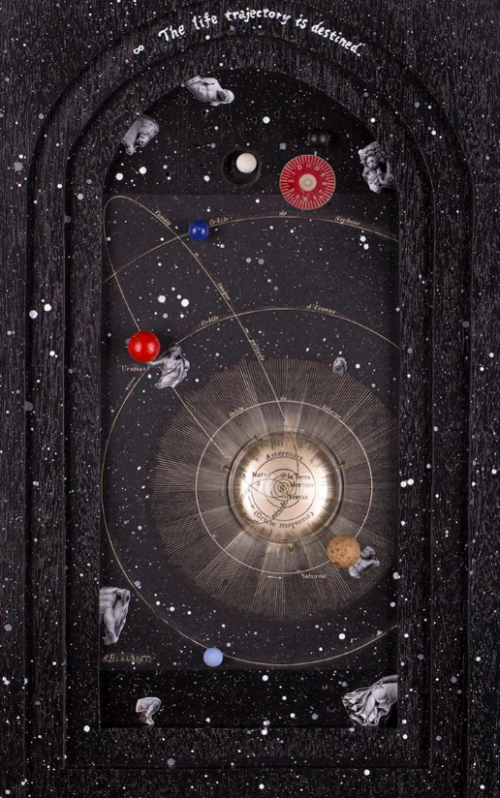 倪有鱼, 太阳系3, 2016, 47 x 31 x 5cm, 装置