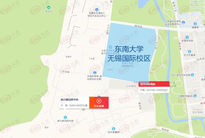 东南大学无锡国际校区位置图