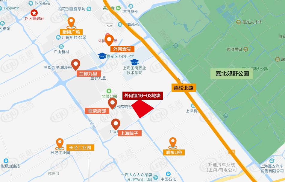 路劲8.3亿拿下嘉定外冈地块 地处远郊还无地铁是这个价了