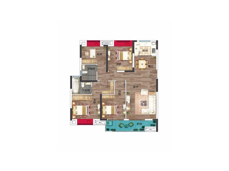 融侨方圆高清户型图刚刚上传,看看是不是你心