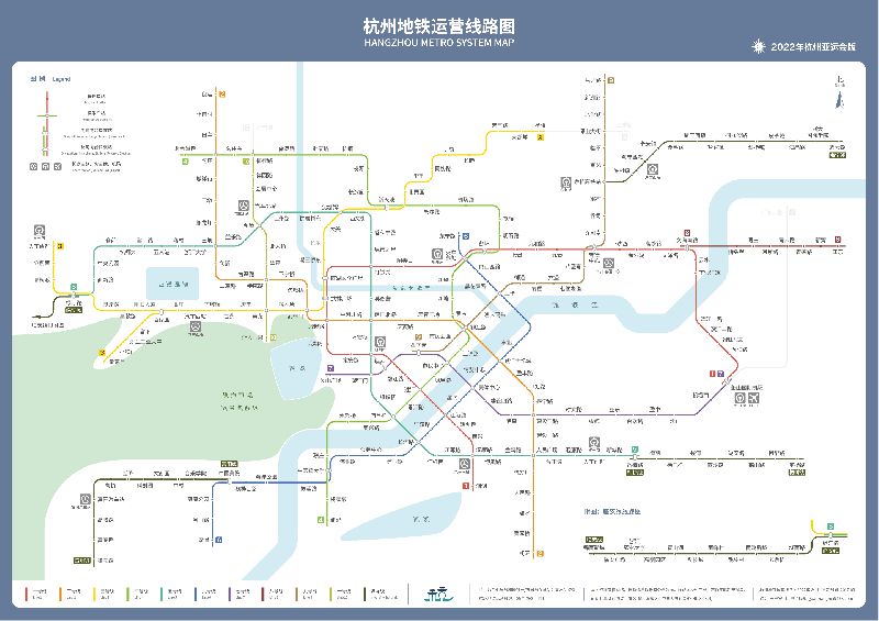 杭州地铁图全图高清版,杭州地铁 2022年 杭州这些地铁将对接机场和高铁 沿线房源总价还不到200万