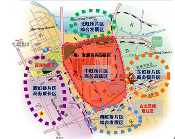 虹桥商务区规划图