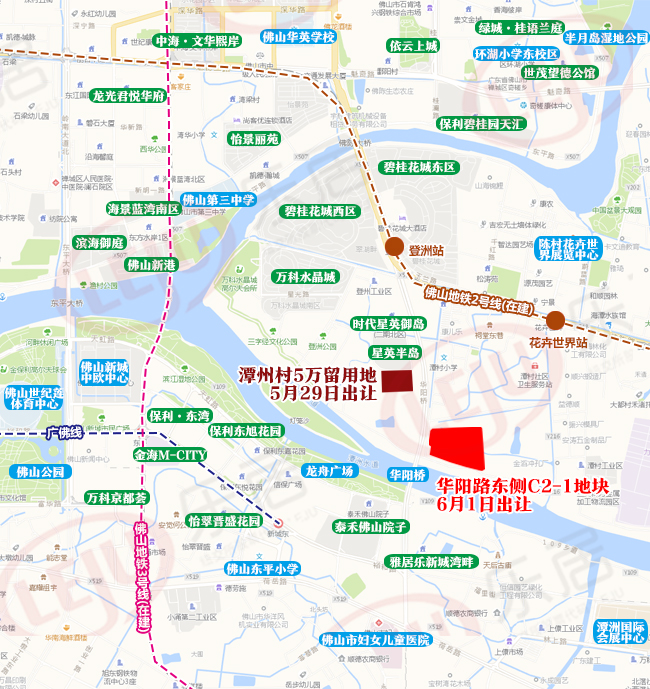 陈村发力！18.7亿起拍！华阳路东侧挂近10万㎡宅地 紧挨潭州水道