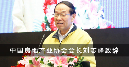 中国房地产业协会会长刘志峰致辞