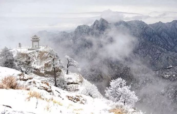 中国雪景,下雪,极光,极光,极光之旅