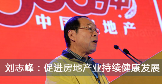 刘志峰：促进房地产业持续健康发展