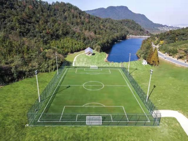 安吉桃花源足球场实景图