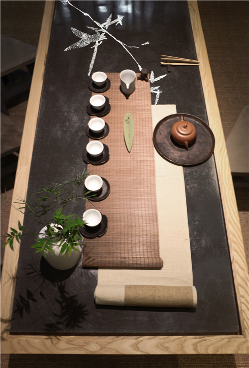 “竹·语·茶”主题茶室