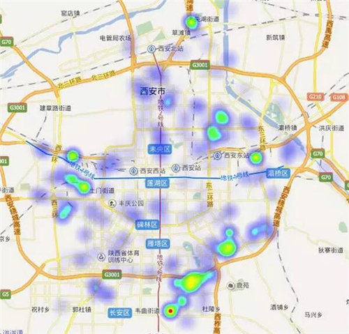 【美城独家】六月西安房地产市场热力地图 - 市