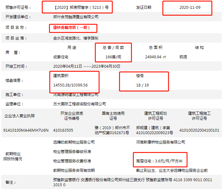 拿证速递|郑州金水区康桥香麓湾新获证166套房源！小高层在售！