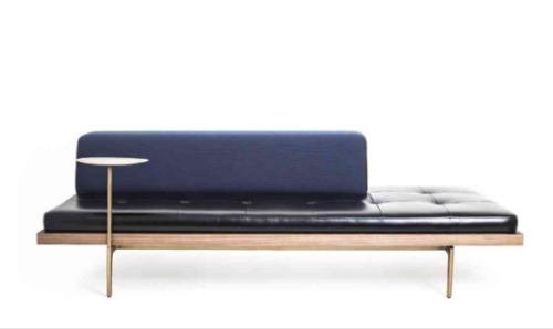 纪律沙发（材质：实木/单板层压/不锈钢/皮）