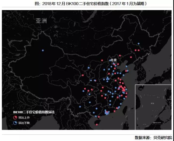 一线城市租金环比降幅逾2%