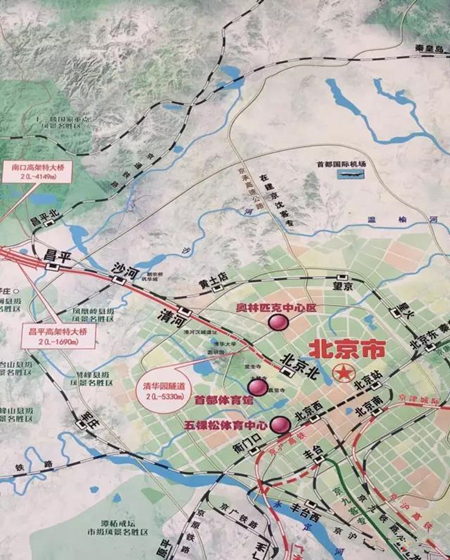 京张高铁全线规划大图高清站点+线位解读 - 导