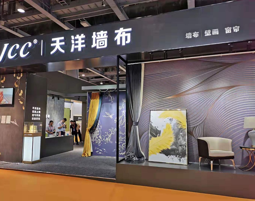 贺广州建博展jcc天洋墙布完美收官
