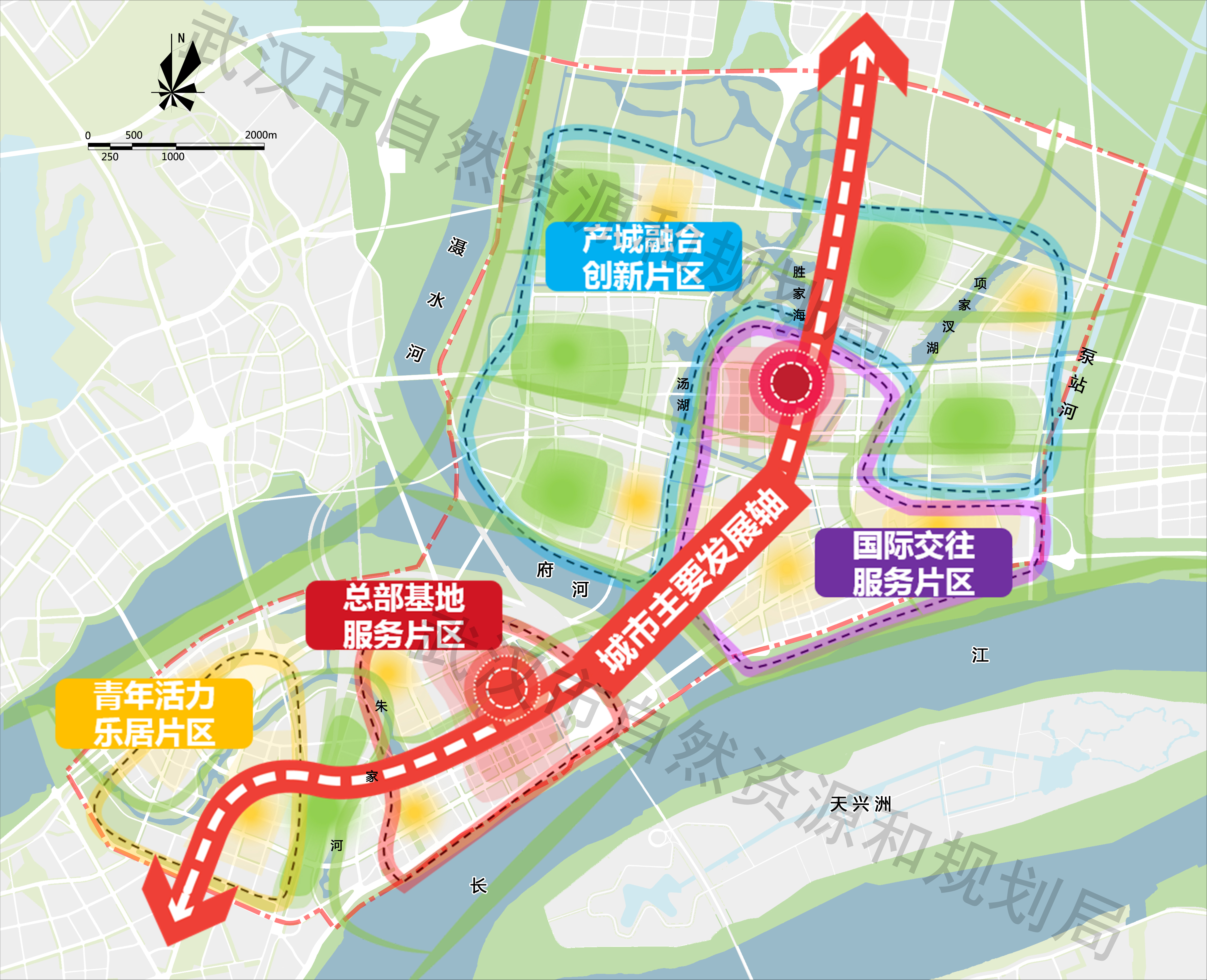 武汉长江新城起步区控规正式版出炉!未来将这样建