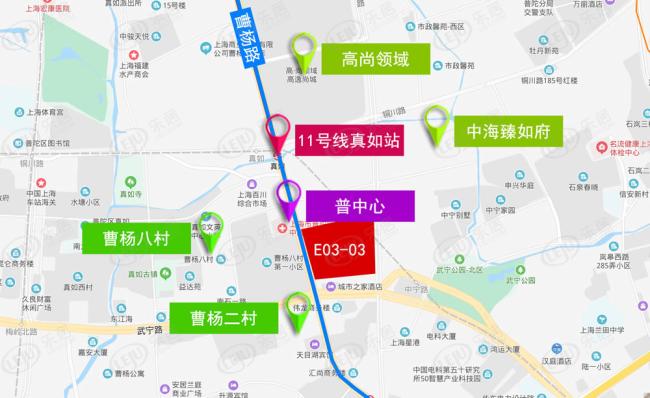 普陀真如2020年迎首幅综合用地出让 这些新盘商业规划落地