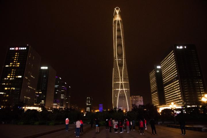 天津周大福金融中心刷新了滨海新区城市高度