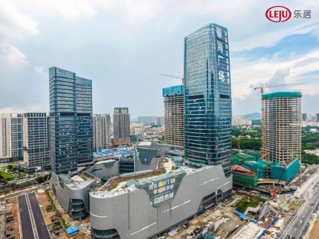 粤海天河城,粤海广场的主体建设和外饰已经完成,进入内饰阶段,目前