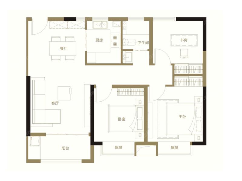 鸿海溪园高清户型图刚刚上传,看看是不是你心