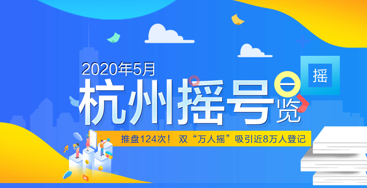 推盘124次 共159665户登记！双“万人摇”登记占一半| 5月杭州摇号