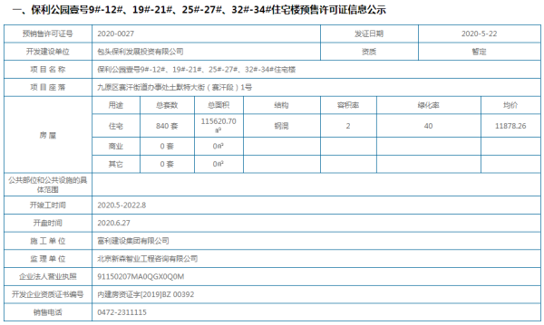 拿证速递|保利公园壹号840套住宅房源喜拿证！